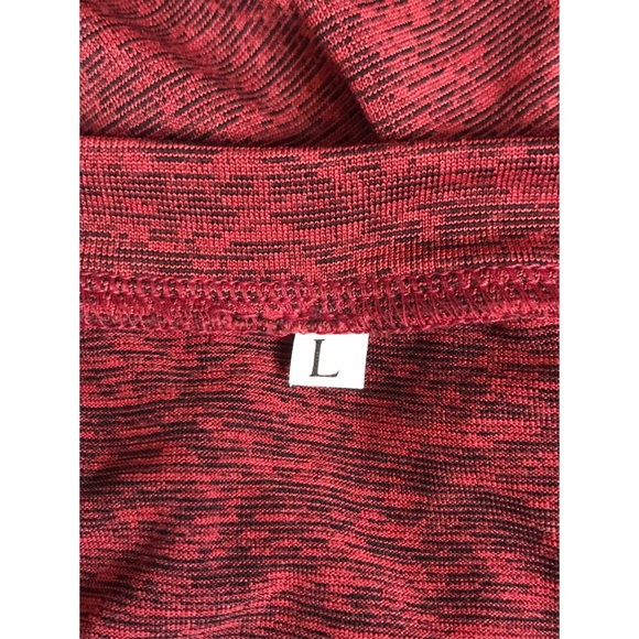 Large Wine Red Asymmetrical Loose Dress - Picture 4 of 6